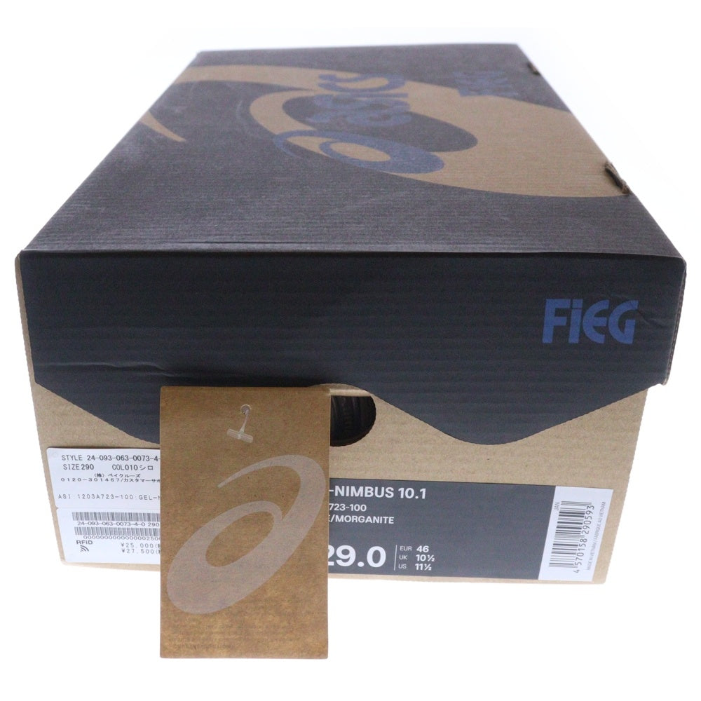 ASICS(アシックス) ×KITH Ronnie Fieg GEL-NIMBUS 10.1 キス ロニーファイグ ゲルニンバス10.1 ローカットスニーカー ホワイト/モルガナイト US11.5/29cm 1203A723-100