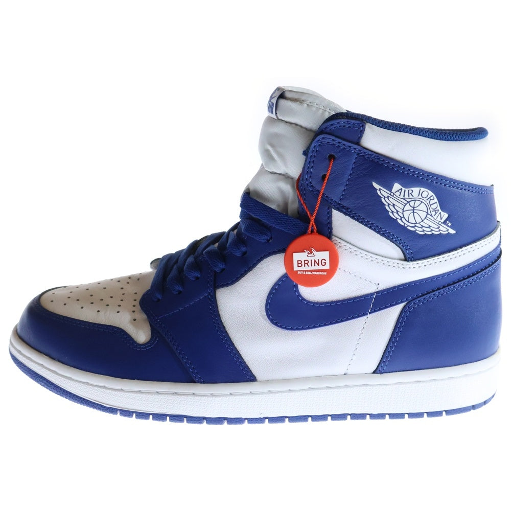 NIKE(ナイキ) AIR JORDAN 1 RETRO HIGH OG STORM BLUE エアジョーダン 1 レトロハイ ストームブルー ハイカットスニーカー ブルー/ホワイト US12/30cm 555088‐127