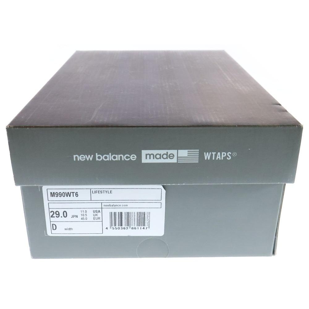 New Balance(ニューバランス) ×WTAPS M990WT6 ダブルタップス スエードローカットスニーカー グレー US11/29cm