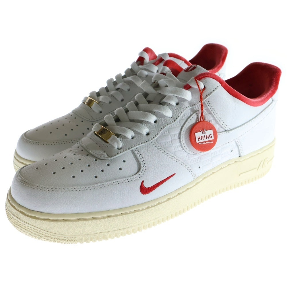 NIKE(ナイキ) × KITH AIR FORCE 1 LOW Tokyo キス エアフォース1 東京 ローカットスニーカー ホワイト/レッド US12/30cm CZ7926-100