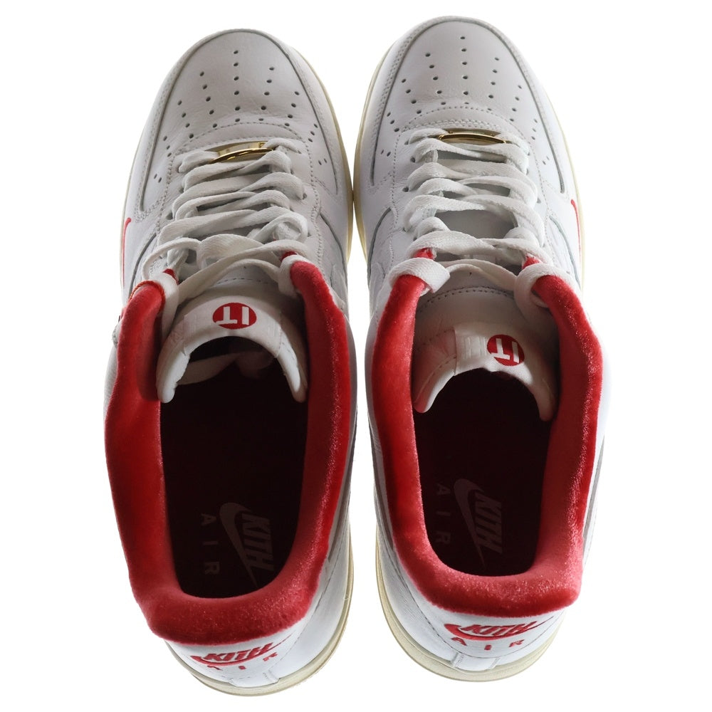 NIKE(ナイキ) × KITH AIR FORCE 1 LOW Tokyo キス エアフォース1 東京 ローカットスニーカー ホワイト/レッド US12/30cm CZ7926-100