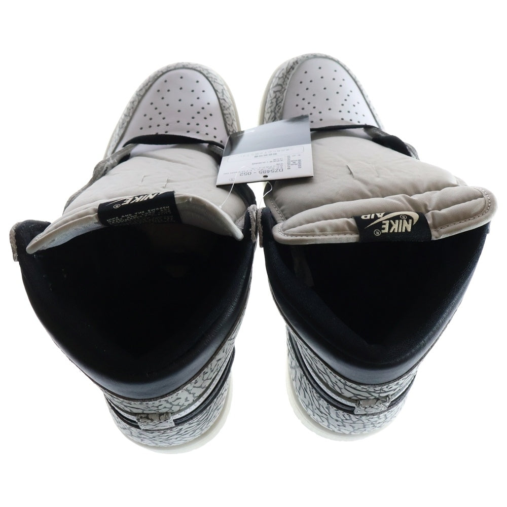 NIKE(ナイキ) AIR JORDAN 1 HIGH OG WHITE CEMENT エアジョーダン1 ホワイト セメント ハイカットスニーカー ホワイト/ブラック US8.5/26.5cm DZ5485-052