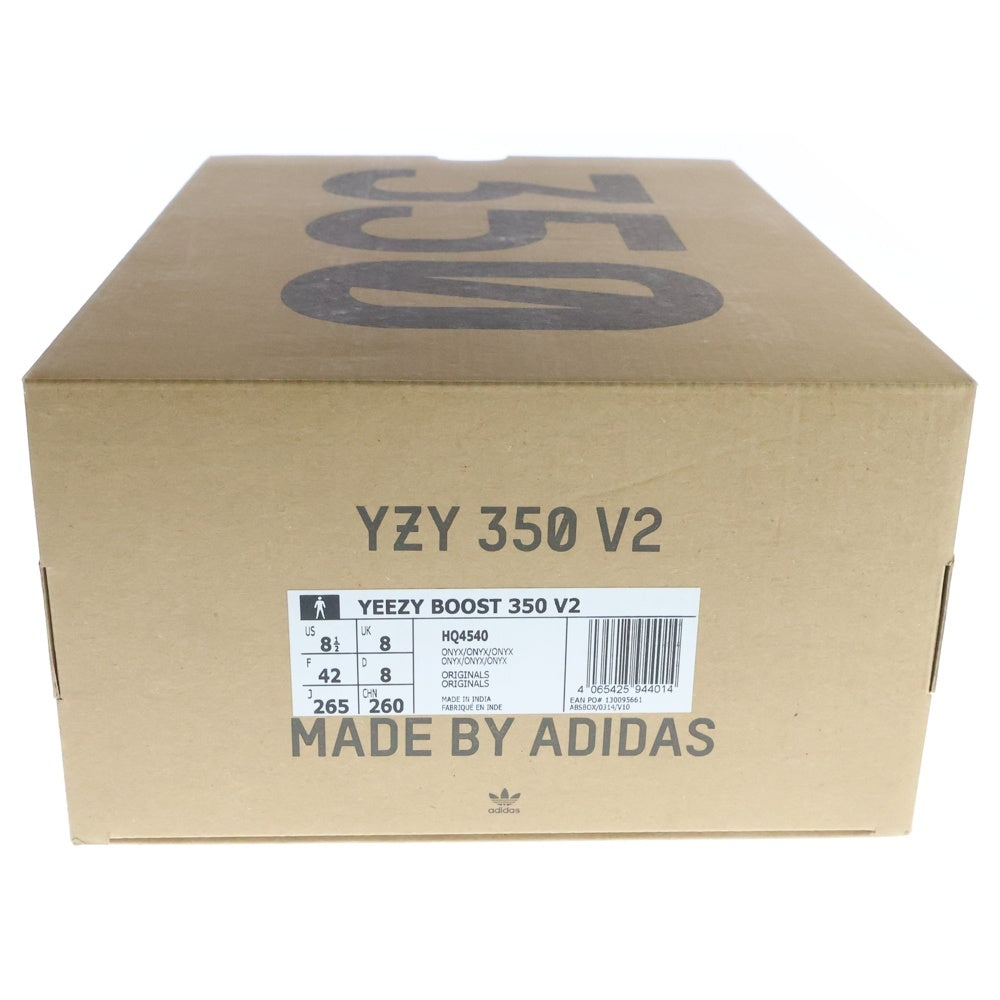 adidas(アディダス) YEEZY BOOST 350 V2 ONYX イージーブースト オニキス ローカットスニーカー ブラック US8.5/26.5cm HQ4540