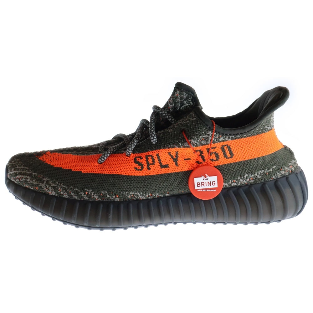 adidas(アディダス) YEEZY BOOST 350 V2 CABON BELUGA イージーブースト カーボン ベルーガ ローカットスニーカー グレー/オレンジ US8.5/26.5cm HQ7045