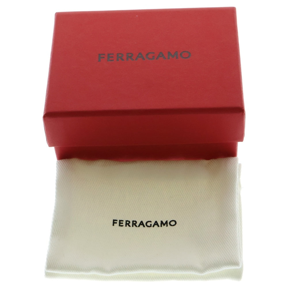 FERRAGAMO(フェラガモ) ガンチーニ ホースシューモチーフ クリスタル ピアス ゴールド