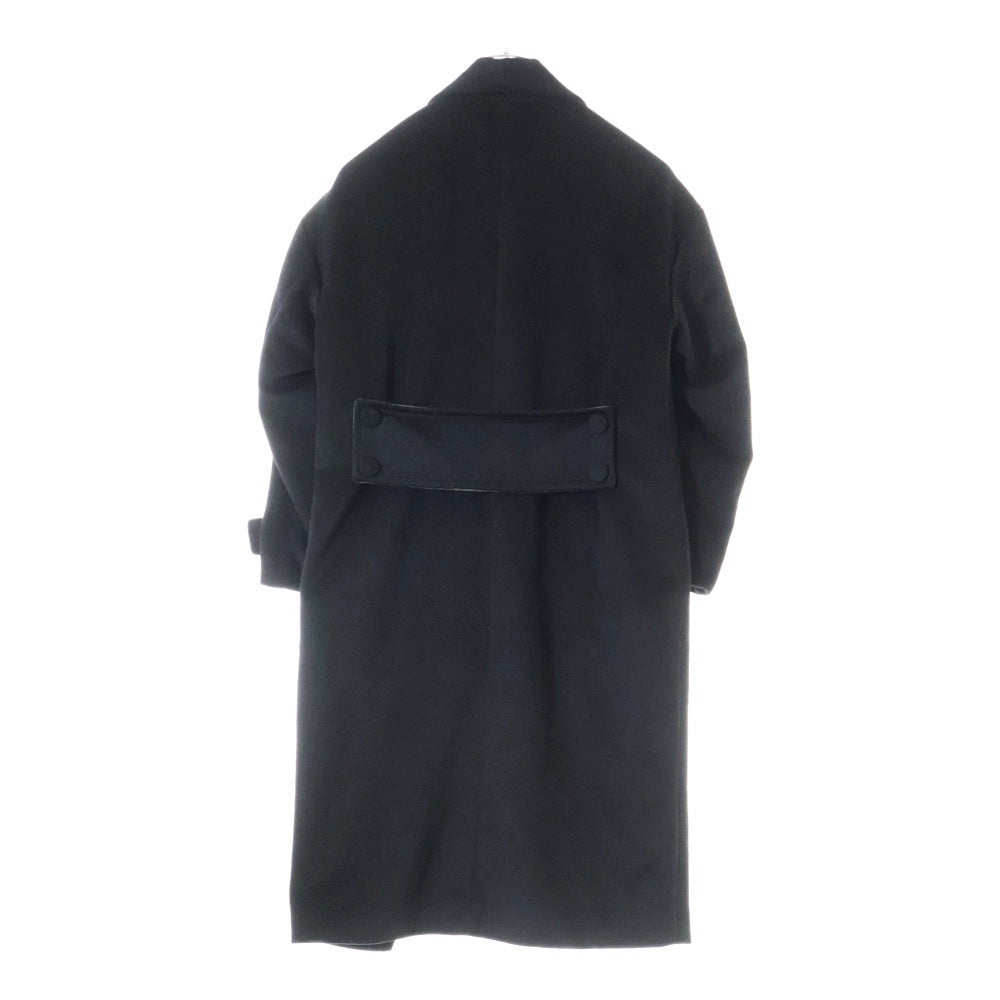 SLY(スライ) 2WAY BELT SHAWL L/COAT ショールカラー ウール ロング チェスターコート ブラック レディース 030CSK30-2770
