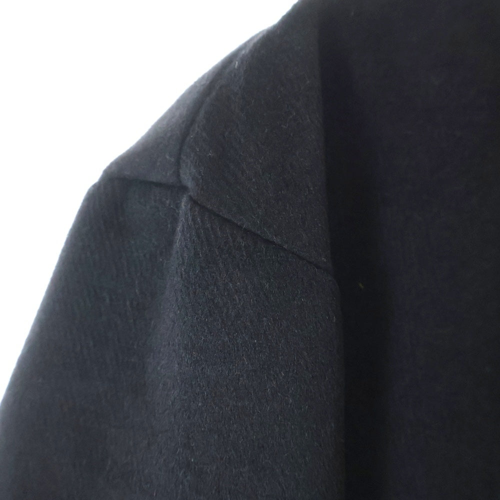 SLY(スライ) 2WAY BELT SHAWL L/COAT ショールカラー ウール ロング チェスターコート ブラック レディース 030CSK30-2770