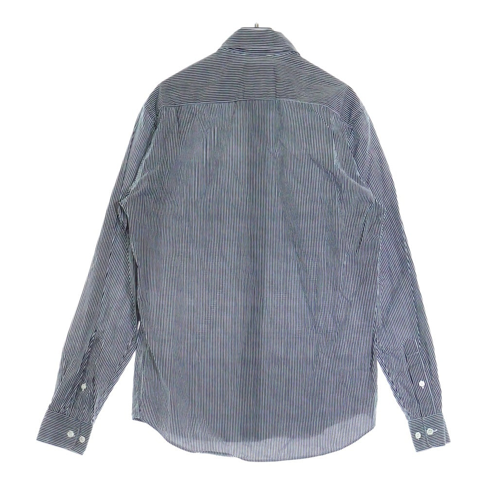 Acne Studios(アクネ ストゥディオズ) JEFFREY MULTI マルチストライプ ロングスリーブ 長袖シャツ ブラック