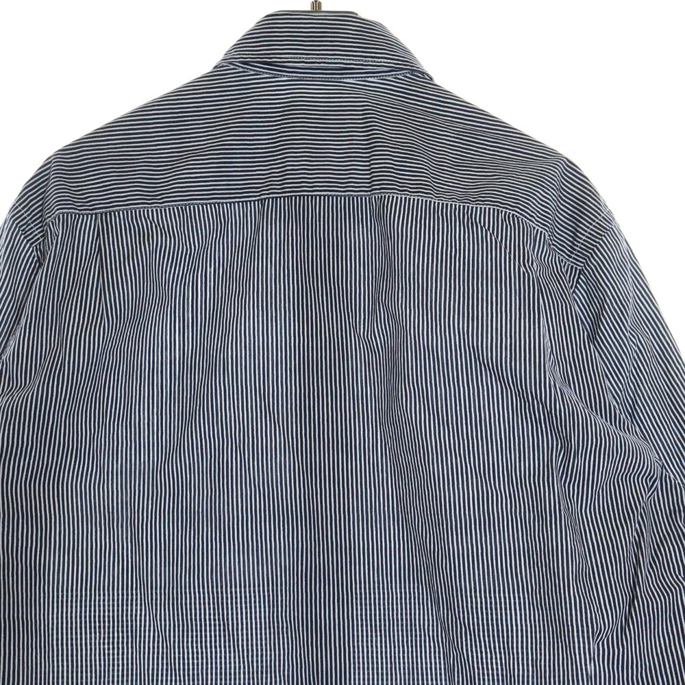 Acne Studios(アクネ ストゥディオズ) JEFFREY MULTI マルチストライプ ロングスリーブ 長袖シャツ ブラック