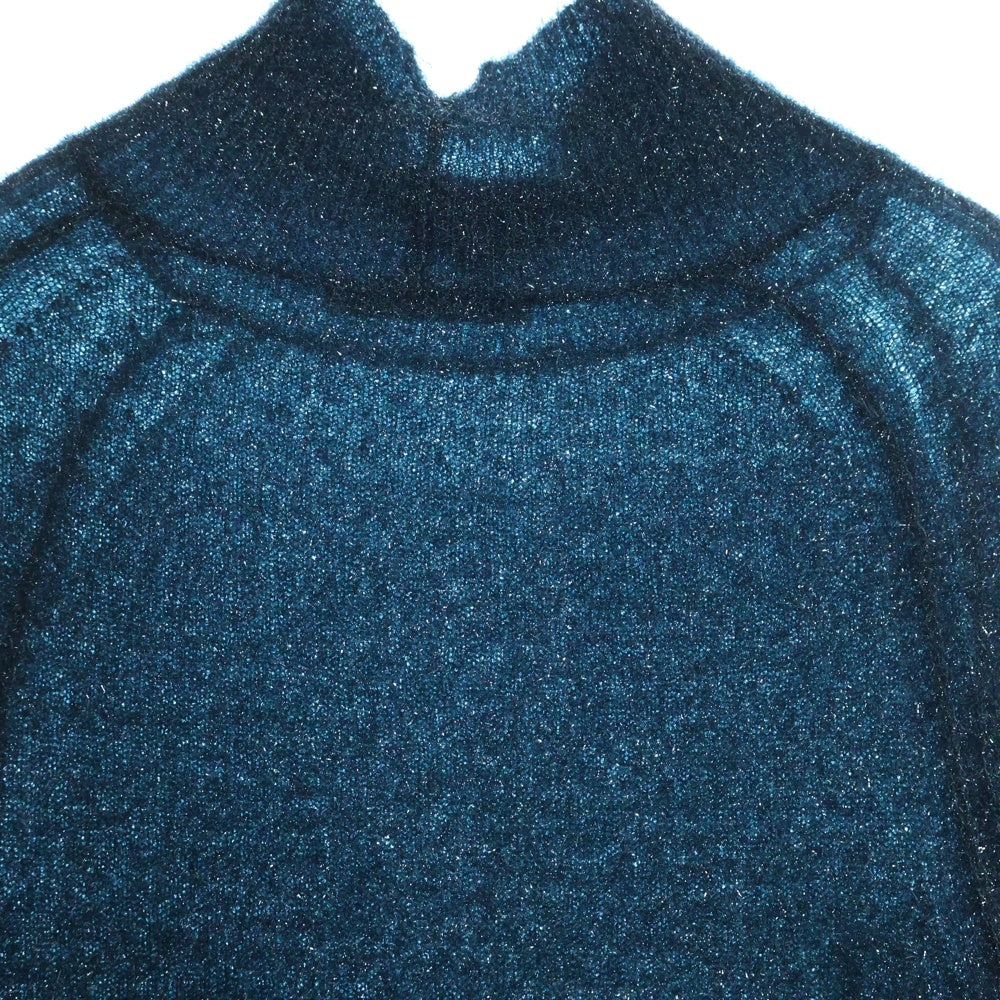 Acne Studios(アクネ ストゥディオズ) ラメ ハイネック タートルネック ニット 長袖 セーター グリーン レディース FN-WN-KNIT00481