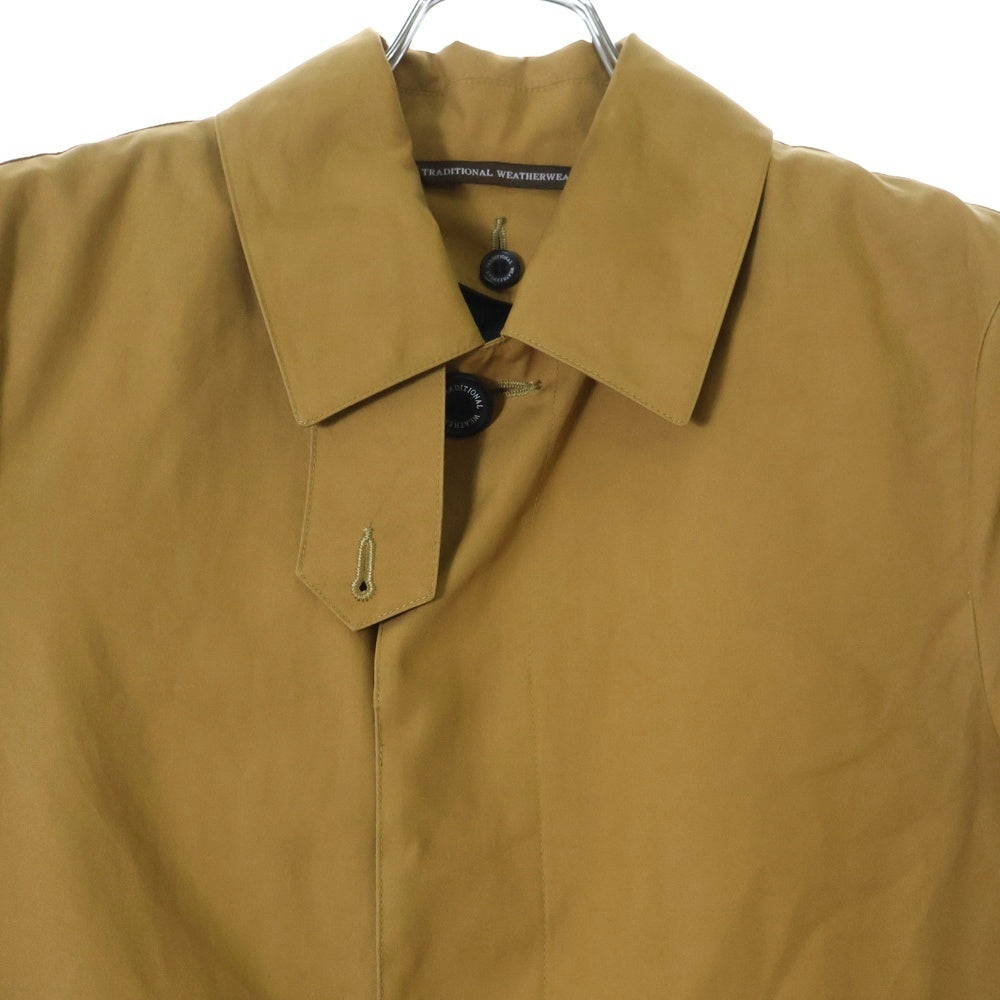 Traditional Weatherwear(トラディショナル ウェザーウェア) SOUTIEN COLLAR COAT サテンカラー ボタンフライコート ブラウン 142AP-7814D