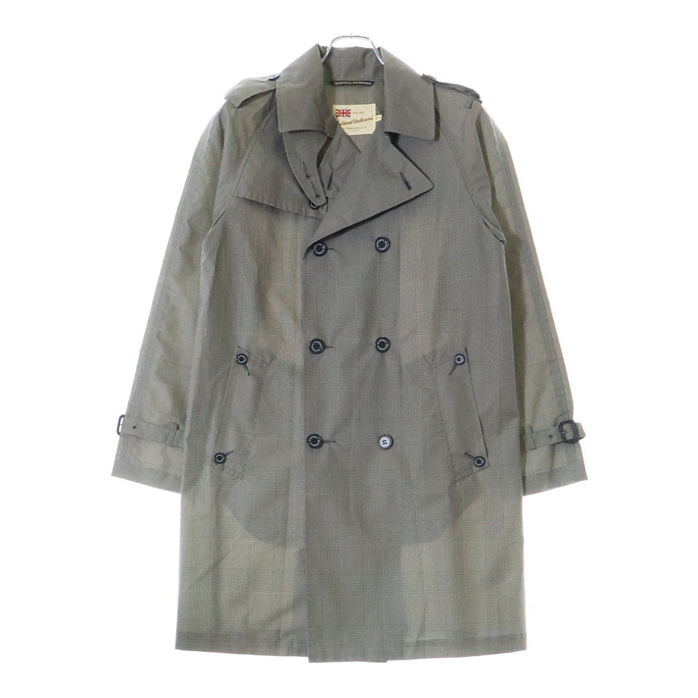 Traditional Weatherwear(トラディショナル ウェザーウェア) GLEN CHECK TRENCH COAT グレンチェック トレンチコート グレー 131HF-7824L