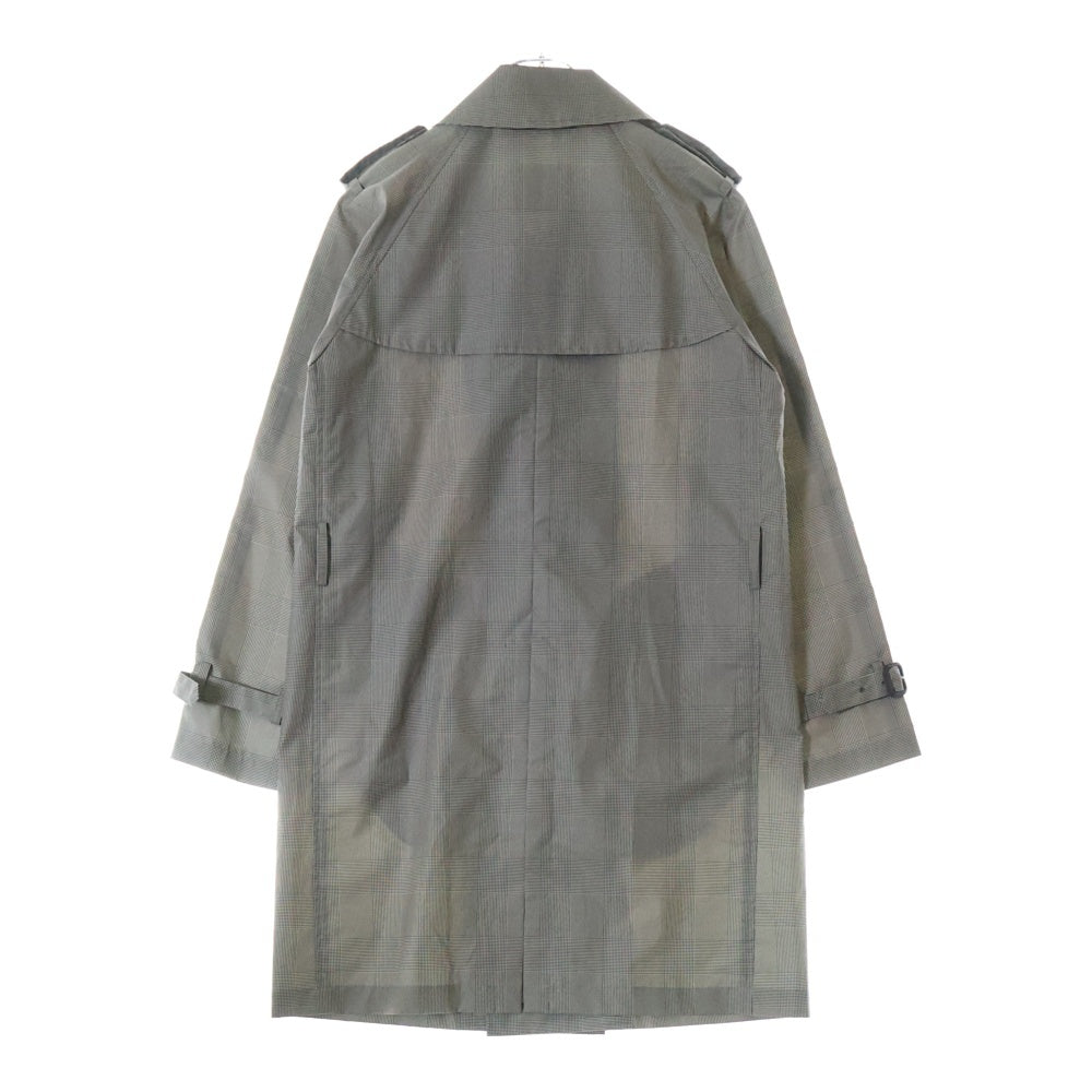 Traditional Weatherwear(トラディショナル ウェザーウェア) GLEN CHECK TRENCH COAT グレンチェック トレンチコート グレー 131HF-7824L