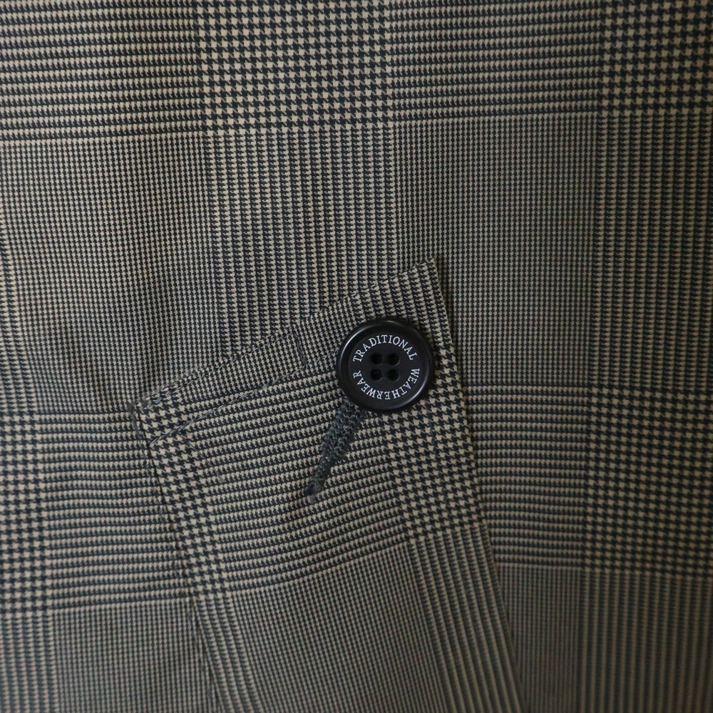 Traditional Weatherwear(トラディショナル ウェザーウェア) GLEN CHECK TRENCH COAT グレンチェック トレンチコート グレー 131HF-7824L