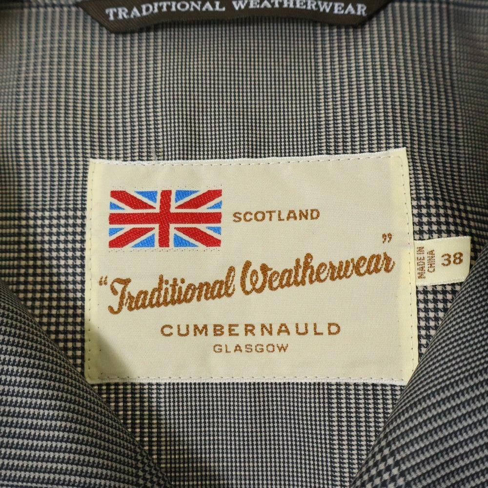Traditional Weatherwear(トラディショナル ウェザーウェア) GLEN CHECK TRENCH COAT グレンチェック トレンチコート グレー 131HF-7824L