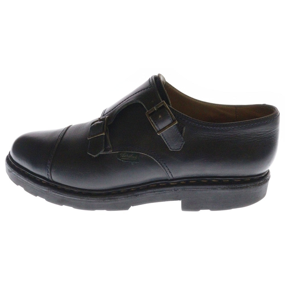 PARABOOT(パラブーツ) WILLIAM DOUBLE MONK SHOES ウィリアム ダブルモンク レザーシューズ ブラック 9811409