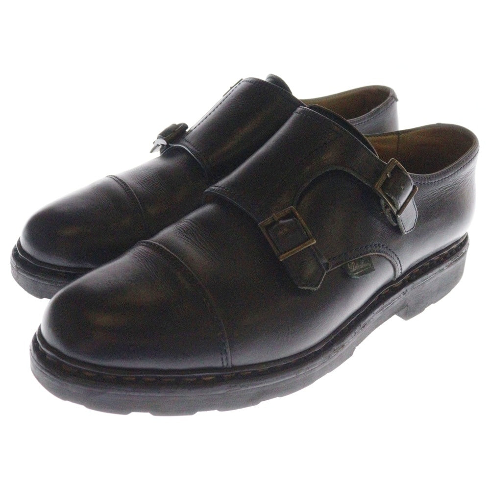 PARABOOT(パラブーツ) WILLIAM DOUBLE MONK SHOES ウィリアム ダブルモンク レザーシューズ ブラック 9811409