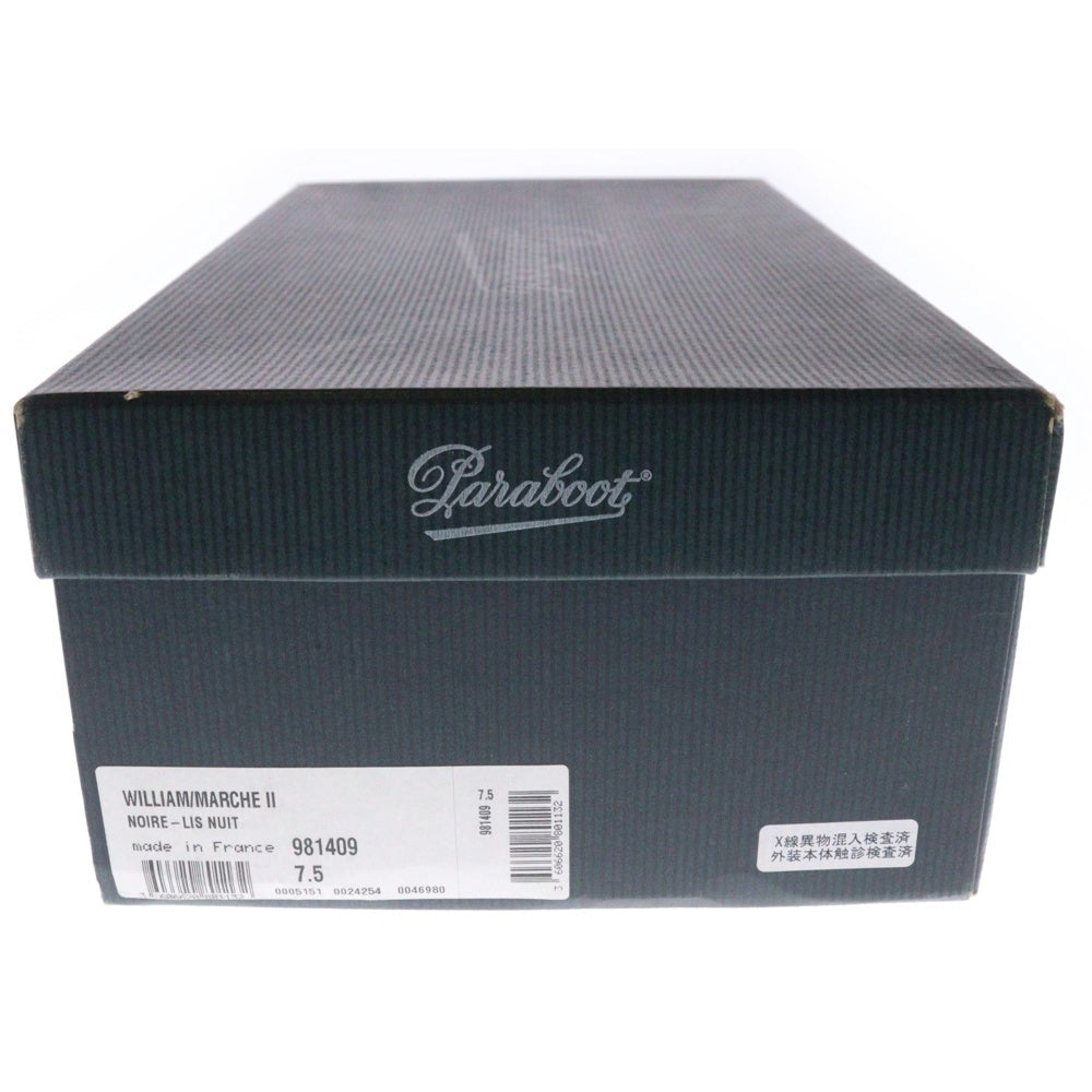 PARABOOT(パラブーツ) WILLIAM DOUBLE MONK SHOES ウィリアム ダブルモンク レザーシューズ ブラック 9811409
