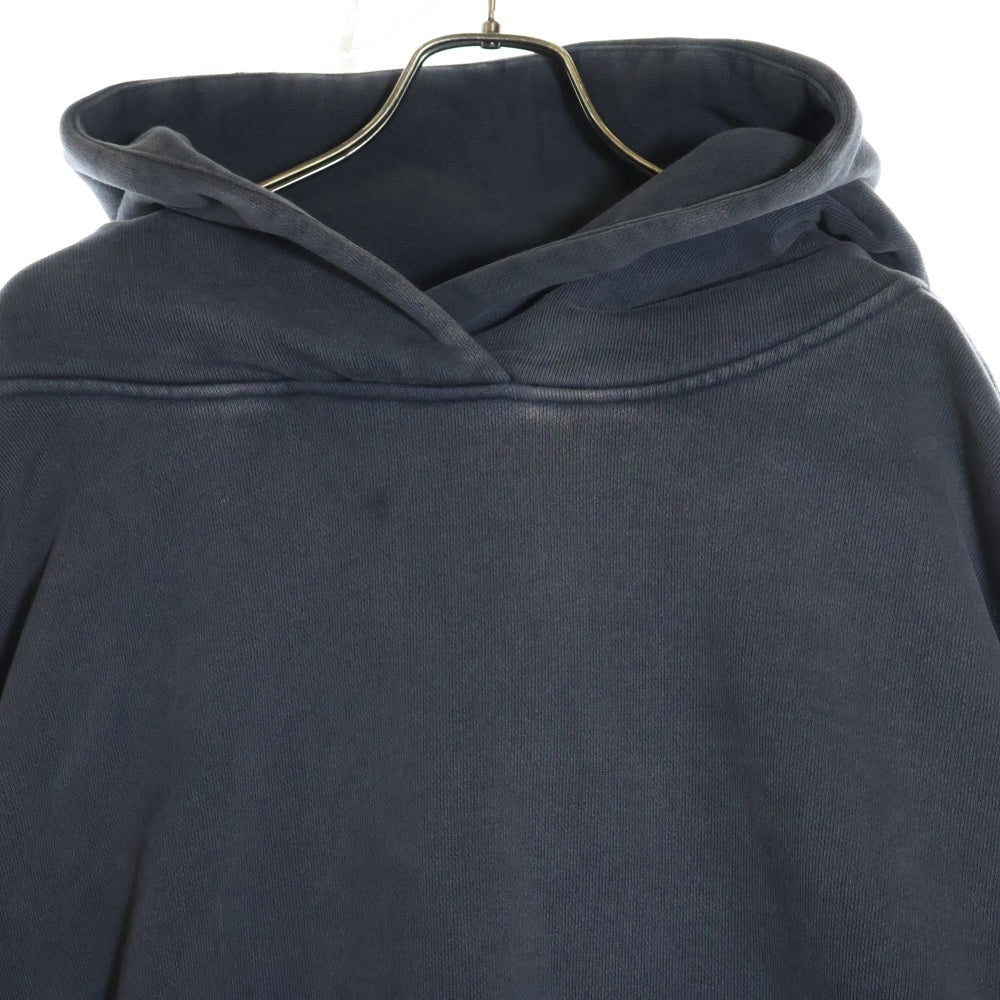 entire studios(エンタイア スタジオ) HEAVY HOODIE ウォッシュド加工 プルオーバースウェットパーカー フーディー ダークグレー ES2125 PO040