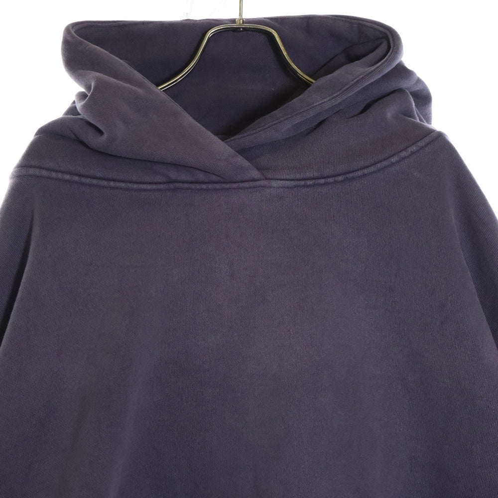 entire studios(エンタイア スタジオ) HEAVY HOODIE ウォッシュド加工 プルオーバースウェットパーカー フーディー パープル ES2125 PO040