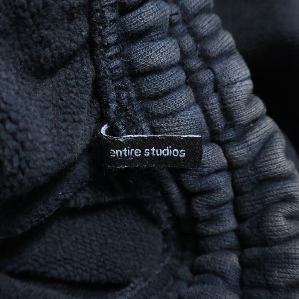 entire studios(エンタイア スタジオ) HEAVY SWEATPANT ヘビースウェットパンツ ブラック ES2111