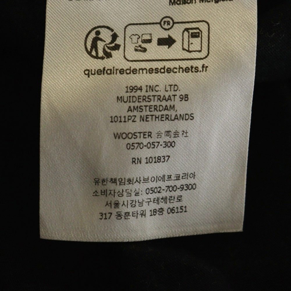 SUPREME(シュプリーム) 24SS ×MM6 Maison Margiela Liquid Blue Oversized Tee エムエムシックス メゾンマルジェラ リキッド ブルー オーバーサイズド 半袖Tシャツ ブラック