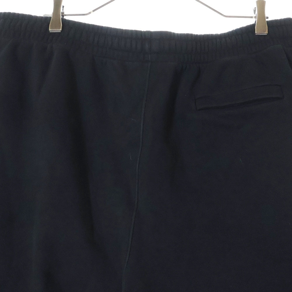 OFF-WHITE(オフホワイト) CARAVAG PAINT SHORTS カットオフ加工 スウェットショーツ ハーフパンツ ブラック OMCI006C99FLE006