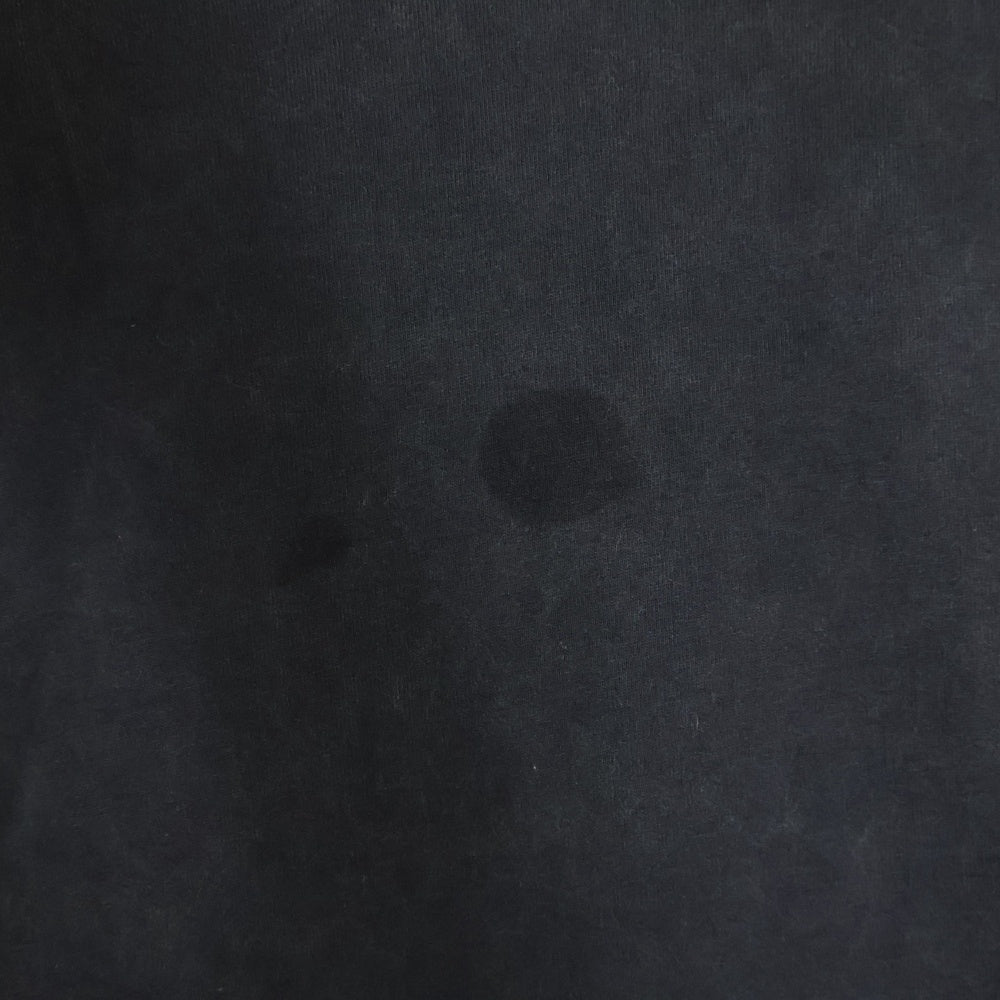 Acne Studios(アクネ ストゥディオズ) ×KAPPA LOGO T-SHIRT カッパ フロントロゴ刺繍Tシャツ 半袖クルーネックカットソー ブラック SP-UX-TSHI000049