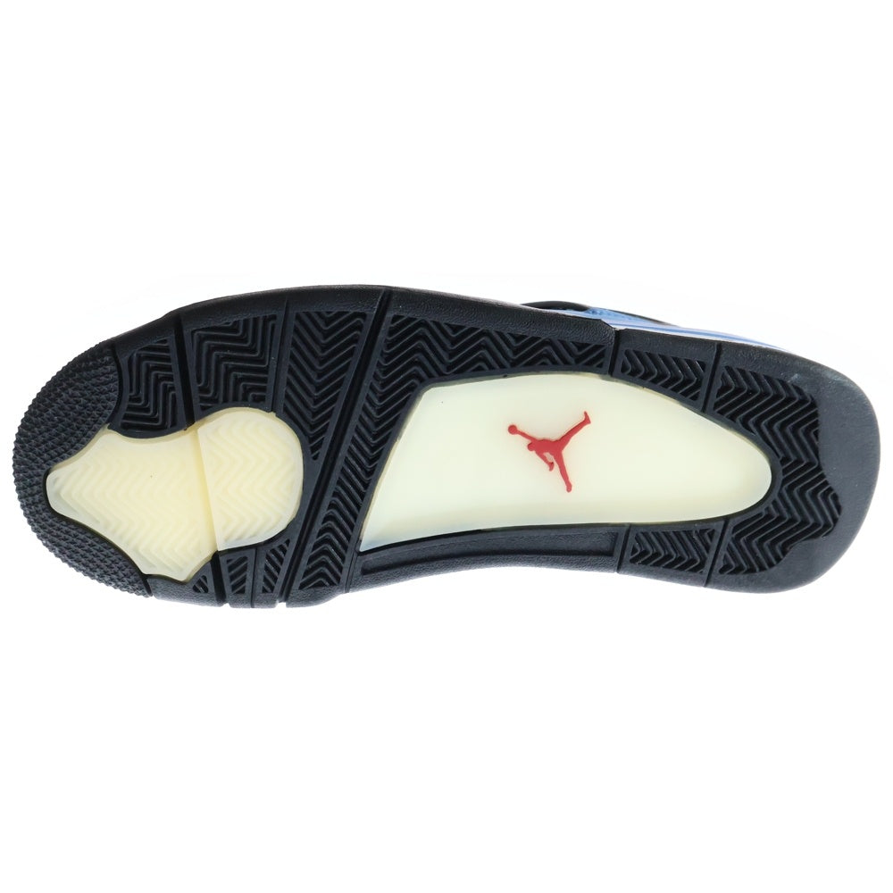 NIKE(ナイキ) ×TRAVIS SCOTT AIR JORDAN 4 RETRO CACTUS JACK トラヴィススコット エアジョーダン 4 ハイカットスニーカー ブルー US10/28cm 308497-406