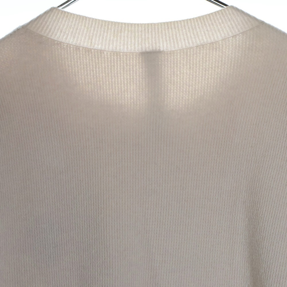 CHROME HEARTS(クロムハーツ) ヴァインダガー クロールラベル カシミヤ クルーネックニット セーター ベージュ