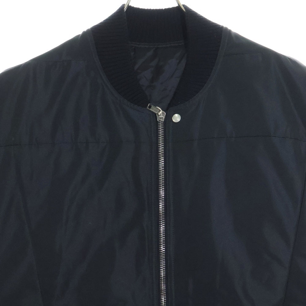 Rick Owens(リックオウエンス) 24SS JUMBO FLIGHT KINETIX FAILLE GILE VEST ジャンボフライト ナイロンジップアップベスト ブラック RU01D3761FK 09