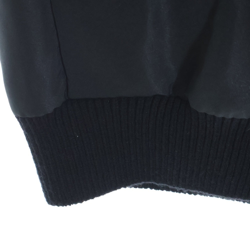 Rick Owens(リックオウエンス) 24SS JUMBO FLIGHT KINETIX FAILLE GILE VEST ジャンボフライト ナイロンジップアップベスト ブラック RU01D3761FK 09