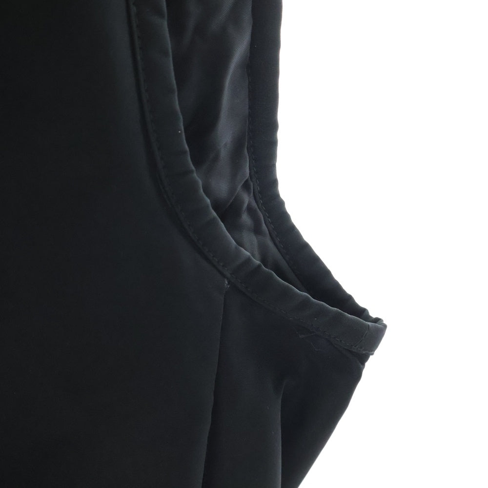 Rick Owens(リックオウエンス) 24SS JUMBO FLIGHT KINETIX FAILLE GILE VEST ジャンボフライト ナイロンジップアップベスト ブラック RU01D3761FK 09