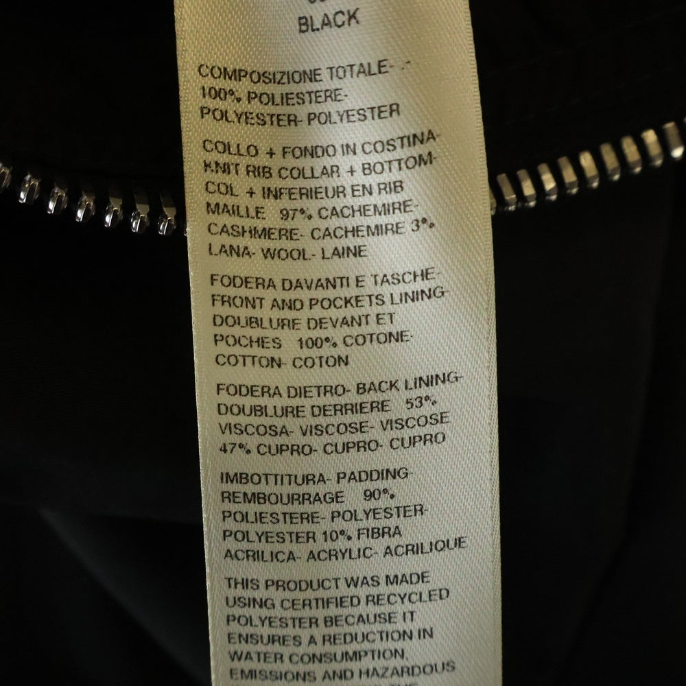Rick Owens(リックオウエンス) 24SS JUMBO FLIGHT KINETIX FAILLE GILE VEST ジャンボフライト ナイロンジップアップベスト ブラック RU01D3761FK 09