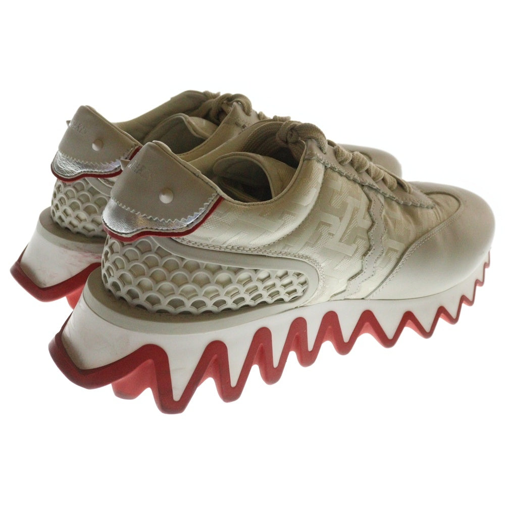 CHRISTIAN LOUBOUTIN(クリスチャンルブタン) LOUBISHARK DONNA FLAT ルビシャーク ローカットスニーカー ホワイト/レッド 3200260
