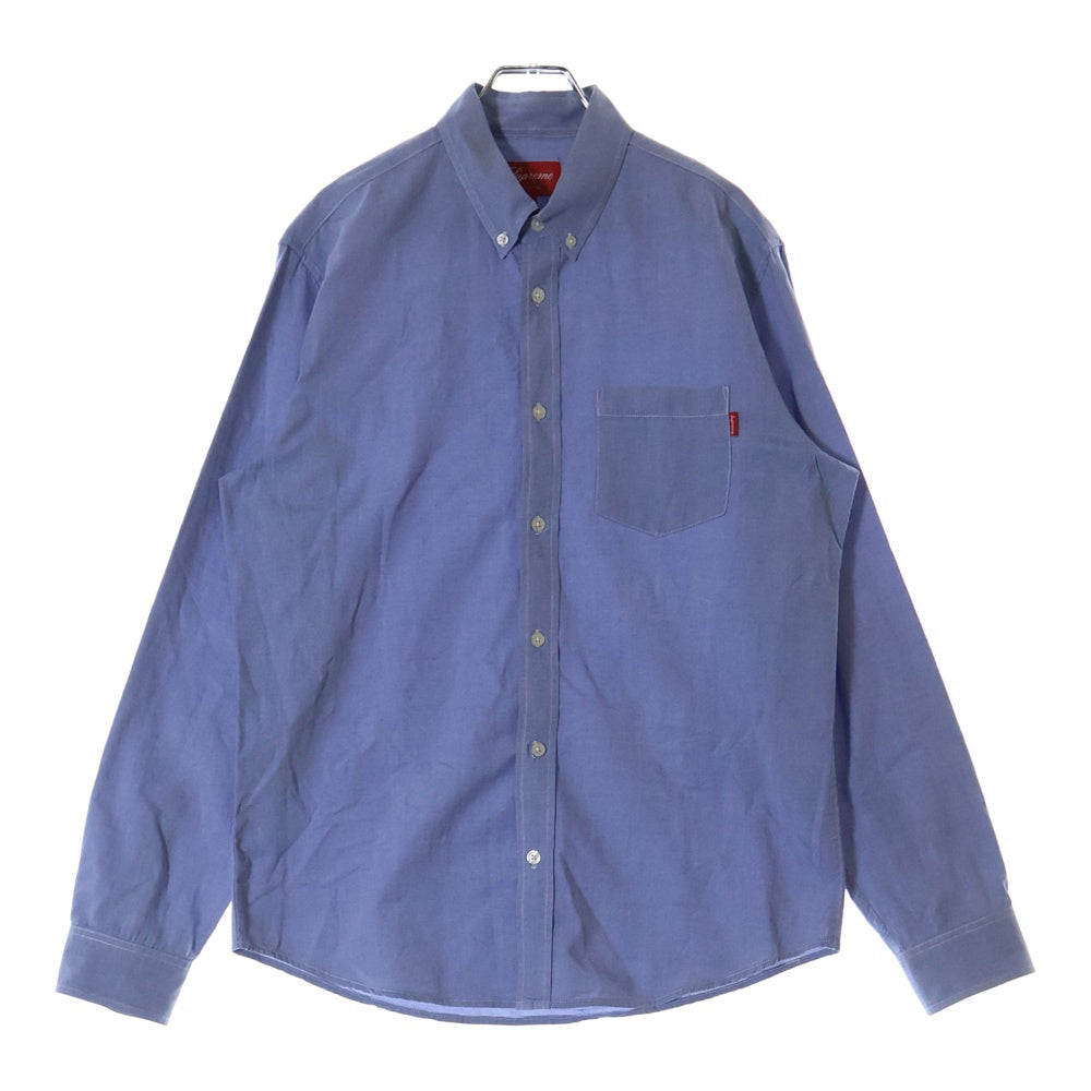 SUPREME(シュプリーム) Oxford Shirts オックススフォード ボタンダウン 長袖シャツ ブルー