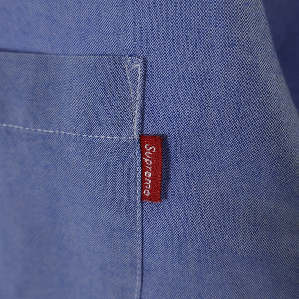 SUPREME(シュプリーム) Oxford Shirts オックススフォード ボタンダウン 長袖シャツ ブルー