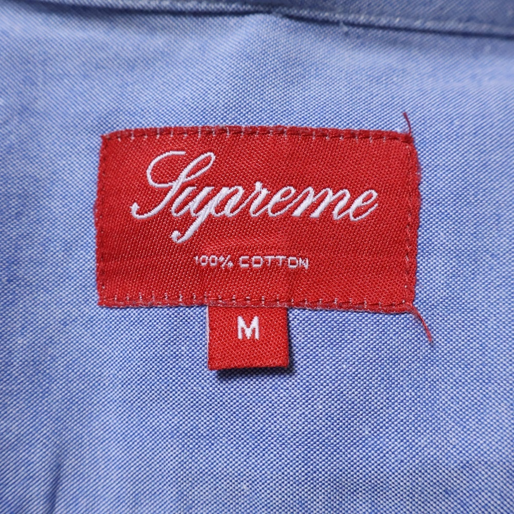 SUPREME(シュプリーム) Oxford Shirts オックススフォード ボタンダウン 長袖シャツ ブルー
