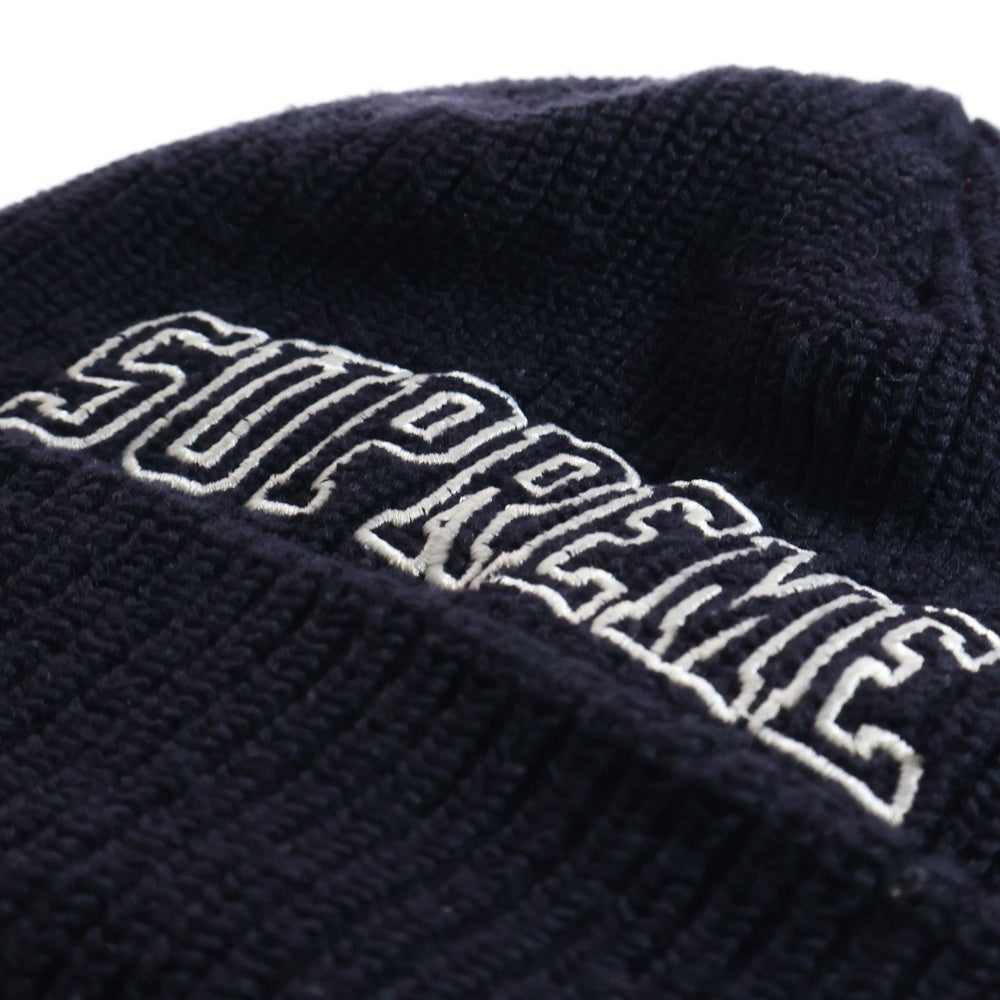 SUPREME(シュプリーム) 17AW Loose Gauge Arc Beanie ルーズ ゲージ アーク ビーニー ニットキャップ ネイビー