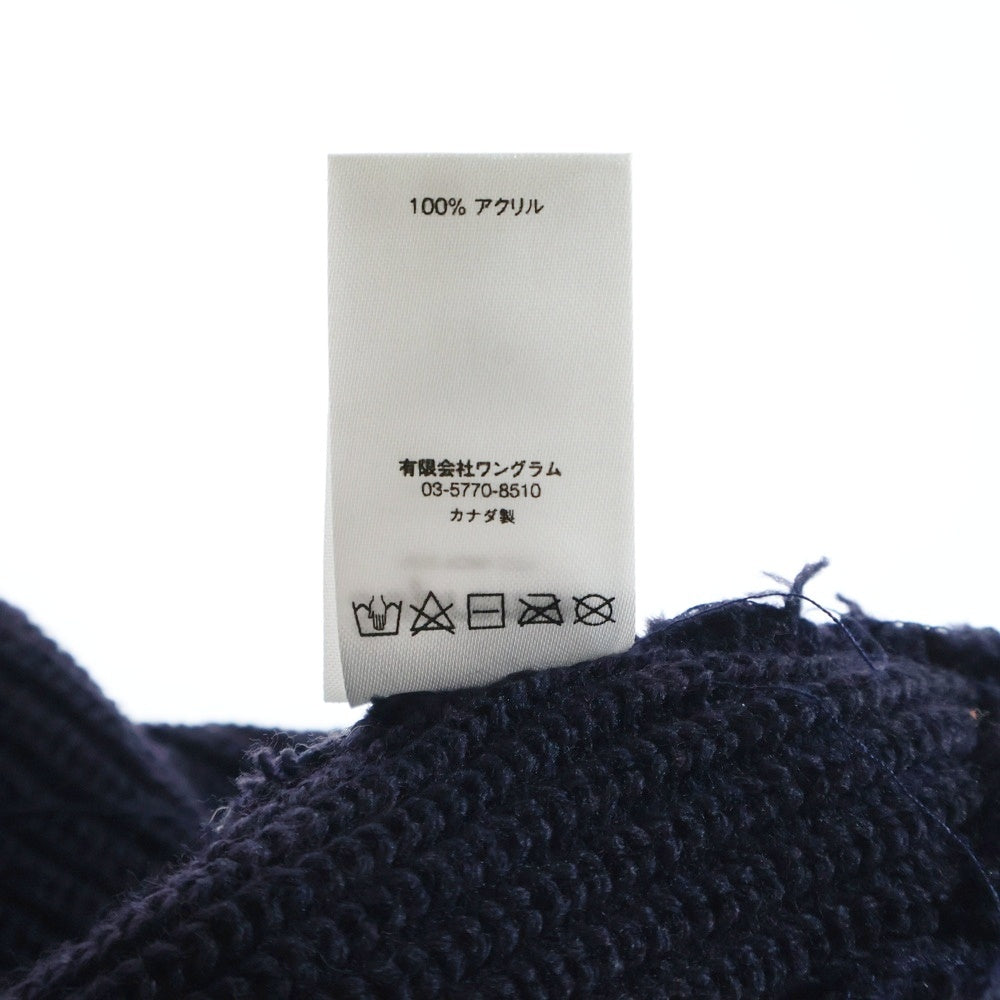 SUPREME(シュプリーム) 17AW Loose Gauge Arc Beanie ルーズ ゲージ アーク ビーニー ニットキャップ ネイビー
