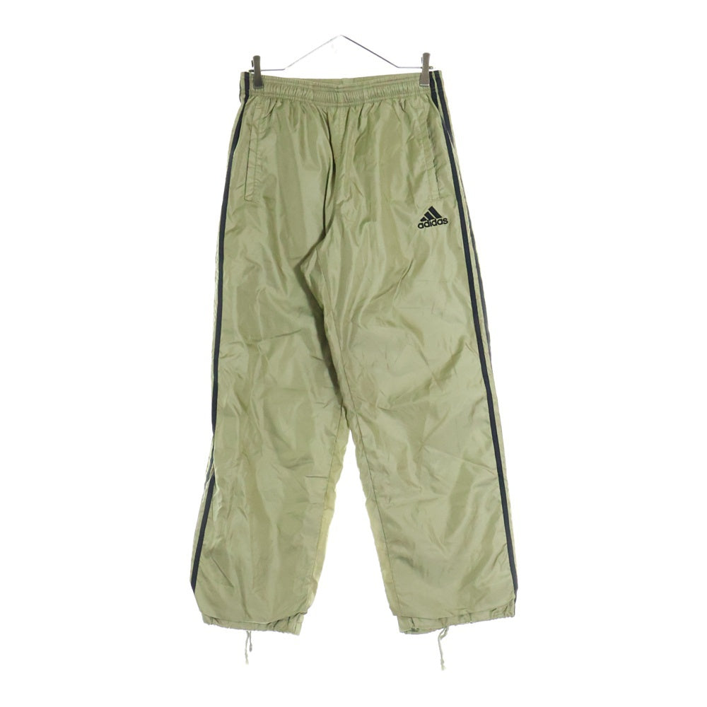 adidas(アディダス) 90S 万国旗タグ スリーストライプ ナイロン トラックパンツ オリーブ