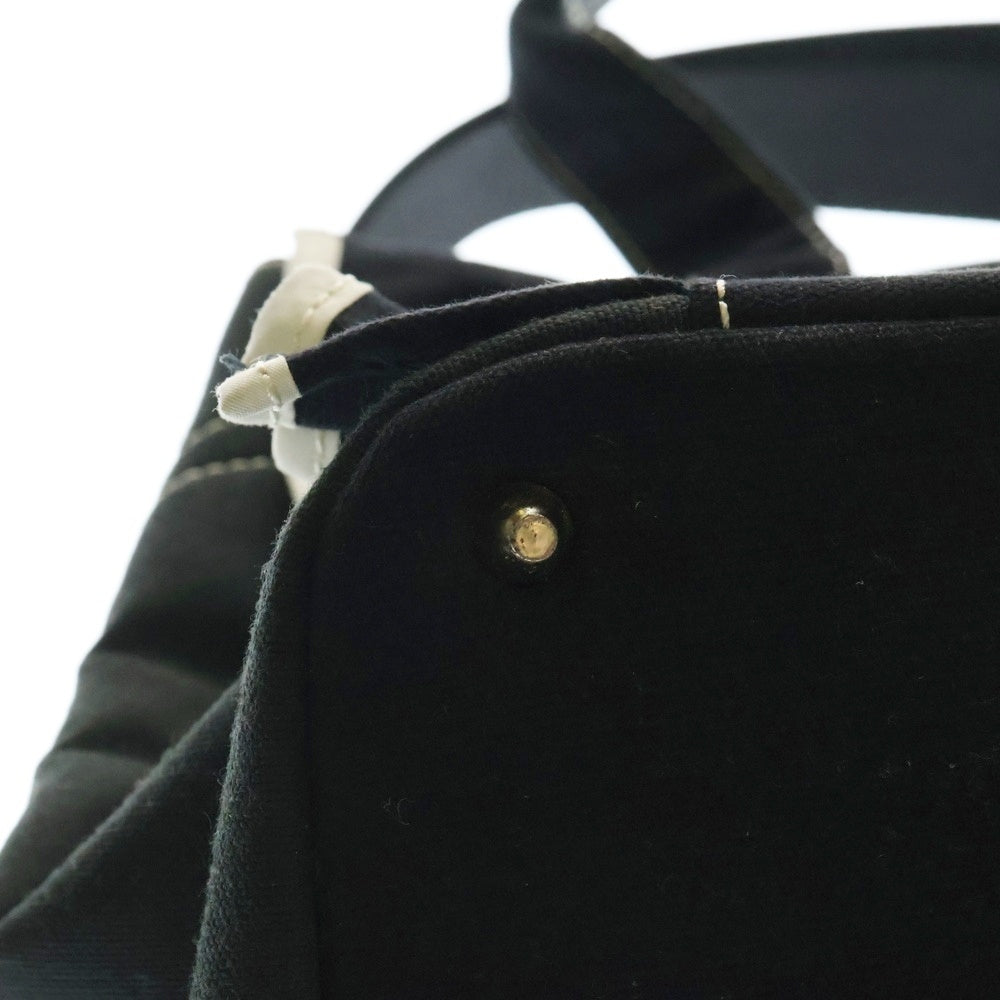 JILL STUART(ジル スチュアート) フリル キャンバス 2WAY ハンド ショルダーバッグ レディース ブラック 125-1283208