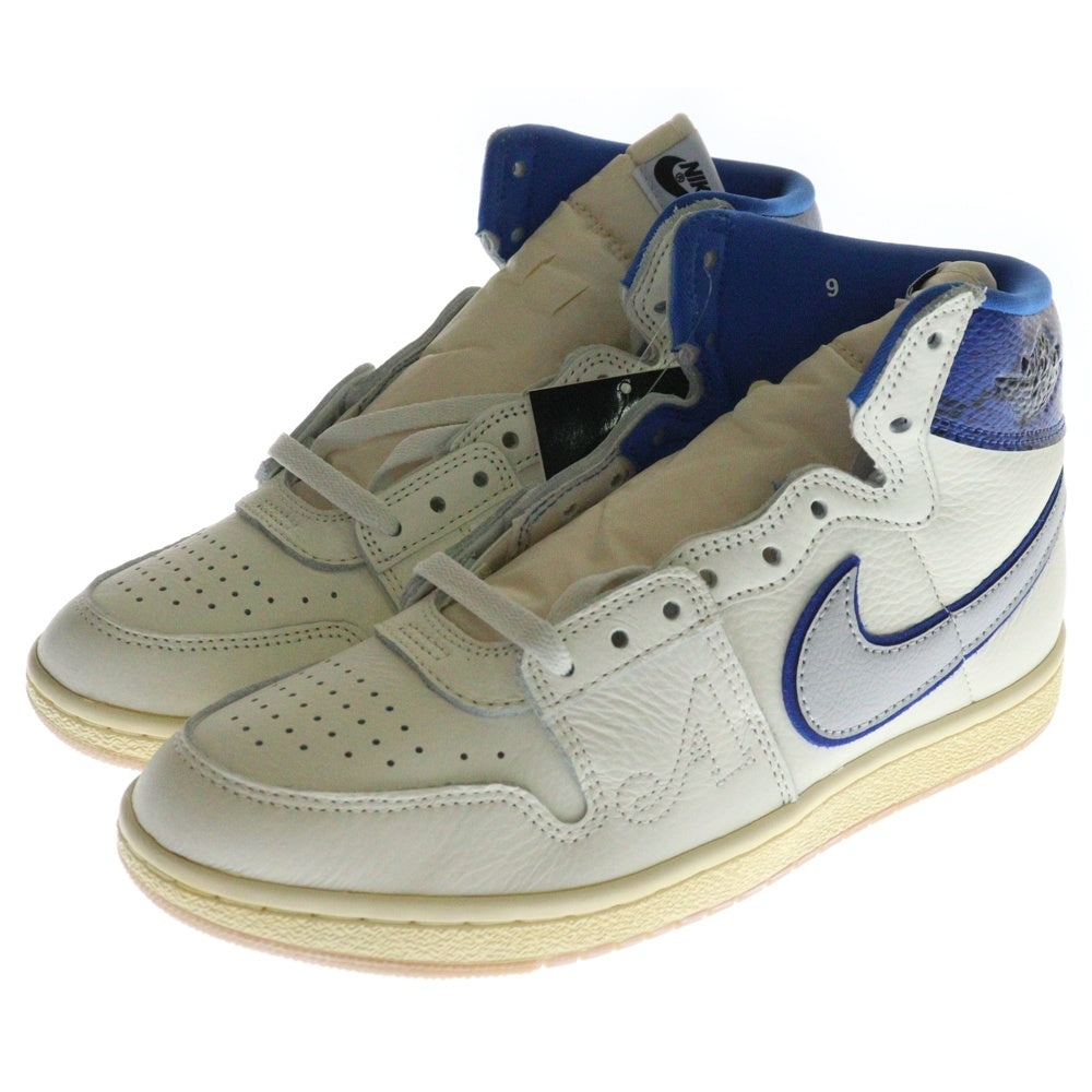 NIKE(ナイキ) ×Awake NY JORDAN AIR SHIP SP Game Royal アウェイク ジョーダン エアシップ ゲームロイヤル ハイカットスニーカー ホワイト/ブルー US9/27cm FN8675-104