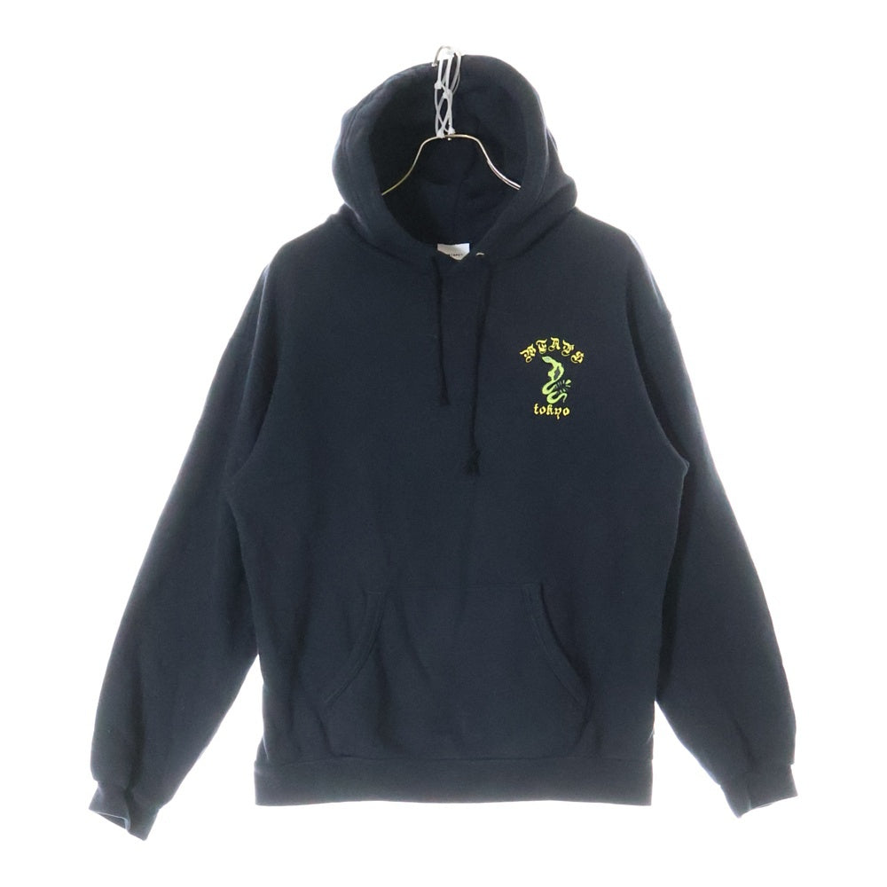 WTAPS(ダブルタップス) 19AW SCREEN DTOM SWEAT HOODIE スクリーン 両面プリント フーデット スウェット パーカー ブラック