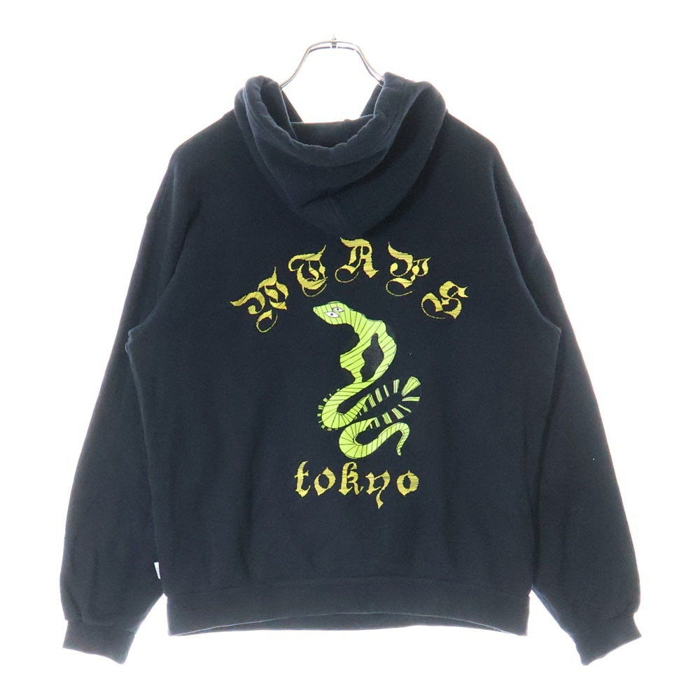 WTAPS(ダブルタップス) 19AW SCREEN DTOM SWEAT HOODIE スクリーン 両面プリント フーデット スウェット パーカー ブラック
