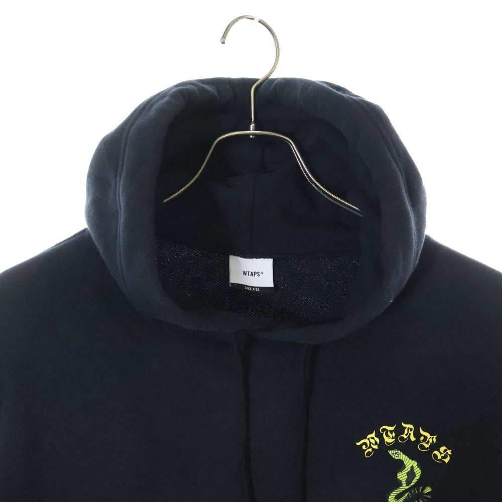 WTAPS(ダブルタップス) 19AW SCREEN DTOM SWEAT HOODIE スクリーン 両面プリント フーデット スウェット パーカー ブラック