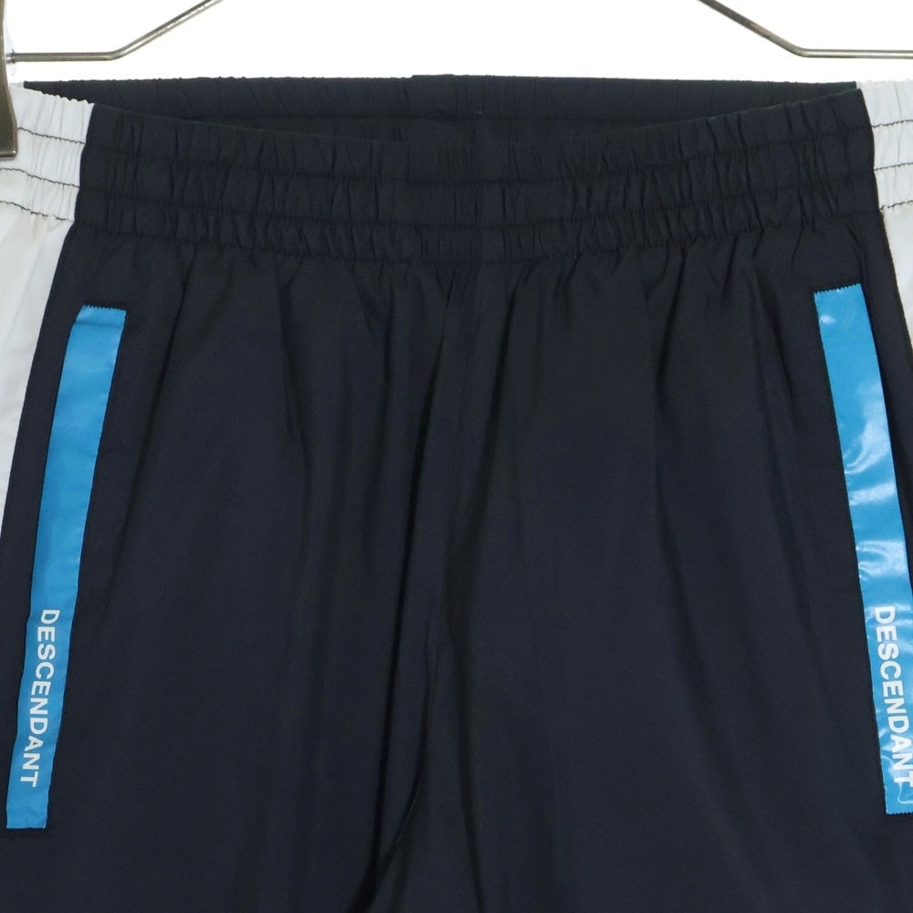 adidas(アディダス) ×DESCENDANT DCDT NYLON PANTS ディセンダント サイドライン ナイロンパンツ ブラック FR8227