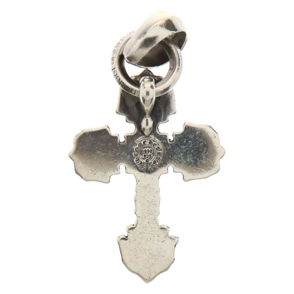 CHROME HEARTS(クロムハーツ) FILIG CROSS-XSM W BALE フィリグリークロスXSベイル wベイル ネックレストップ シルバー BCA262