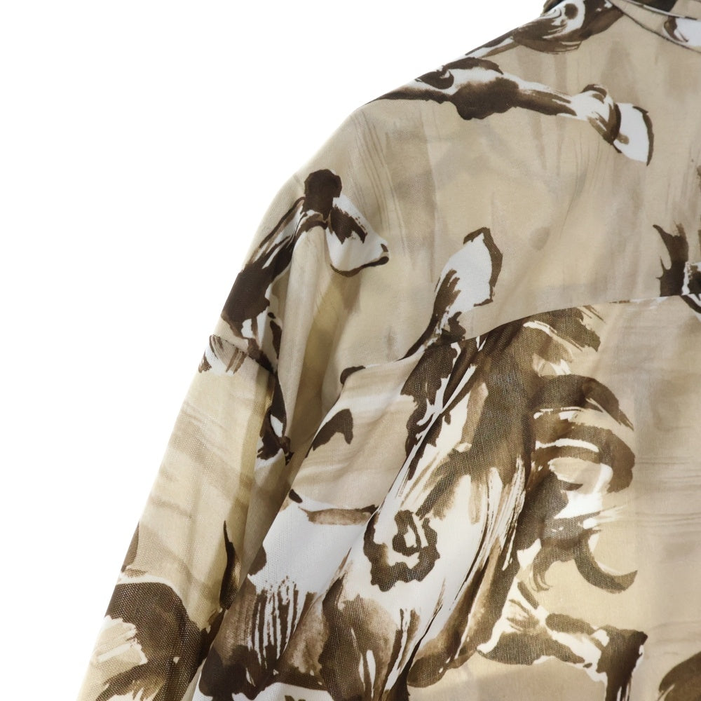 VINTAGE(ヴィンテージ) 70S VINTAGE SEARS KINGS LOAD L/S SHIRT ヴィンテージ シアーズ キングスロード ホース総柄 長袖シャツ ブラウン