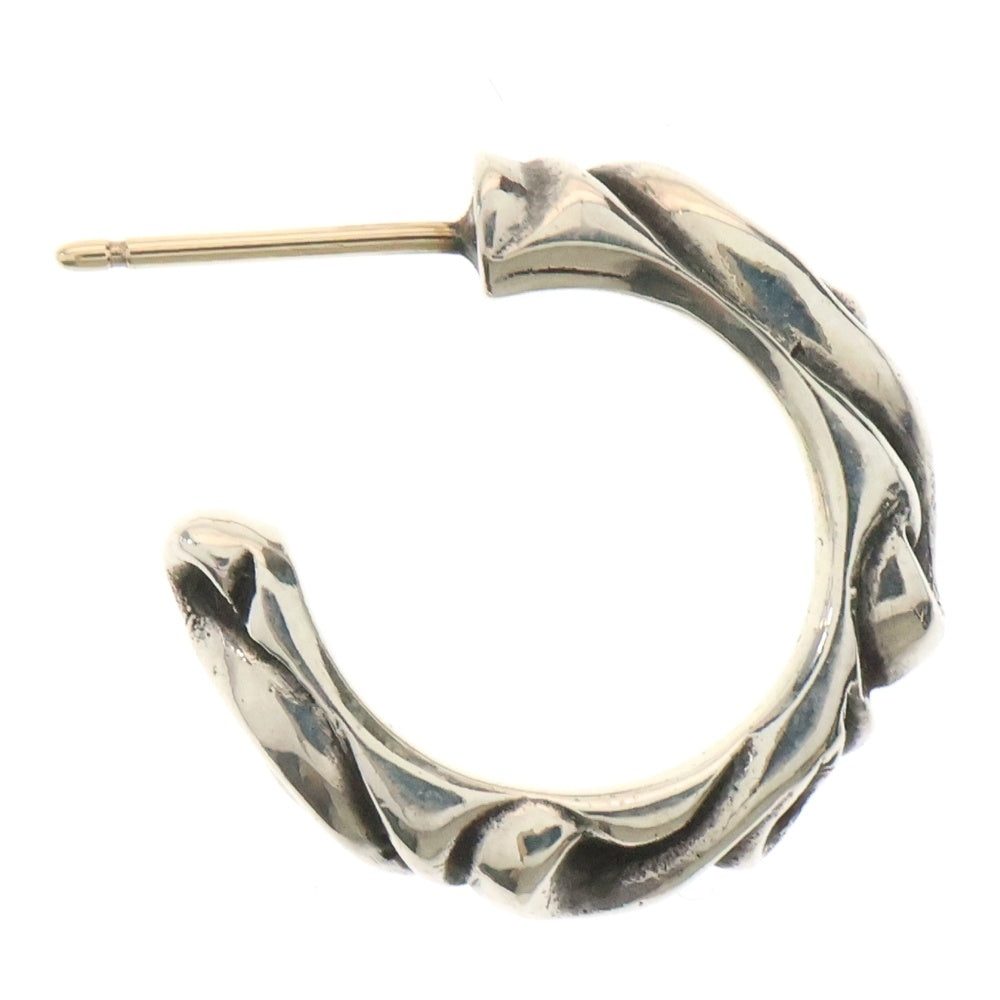 CHROME HEARTS(クロムハーツ) HOOP SCROOL スクロール フープピアス シルバー BCA102